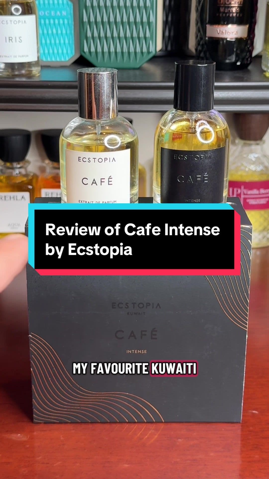 Review of Cafe Intense by Ecstopia. #mrfragz #fragrancetiktok #perfume #kuwait #kuwait🇰🇼 @Ecstopia Perfumes 