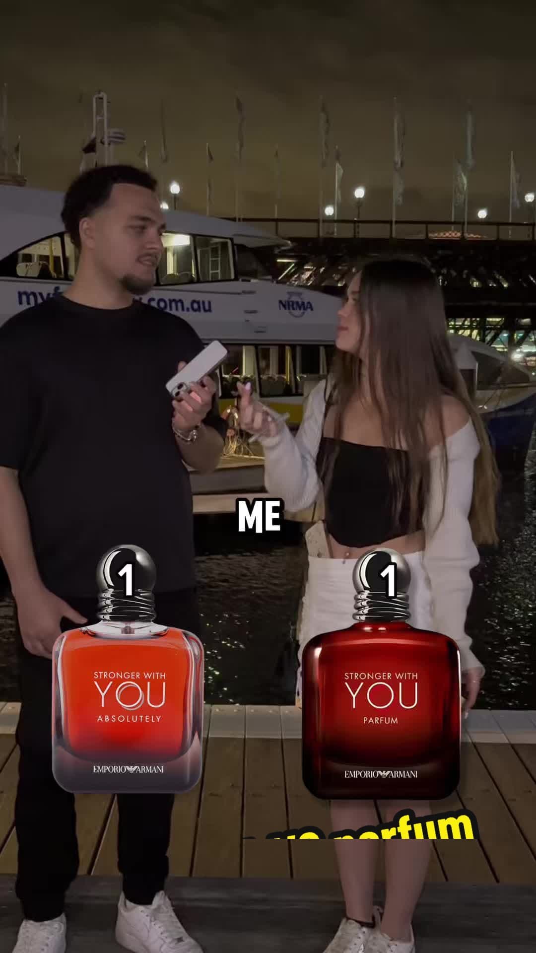 Stronger with you parfum vs stronger with you absolutely #fragrancetok #mensperfume #colognes 