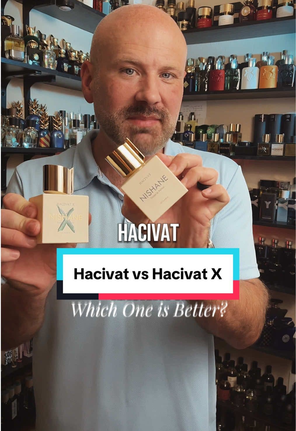Which one is better? Nishane Hacivat vs Hacivat X #fragrancetiktok #nichefragrance #nishane #mensfragrance #cologne 