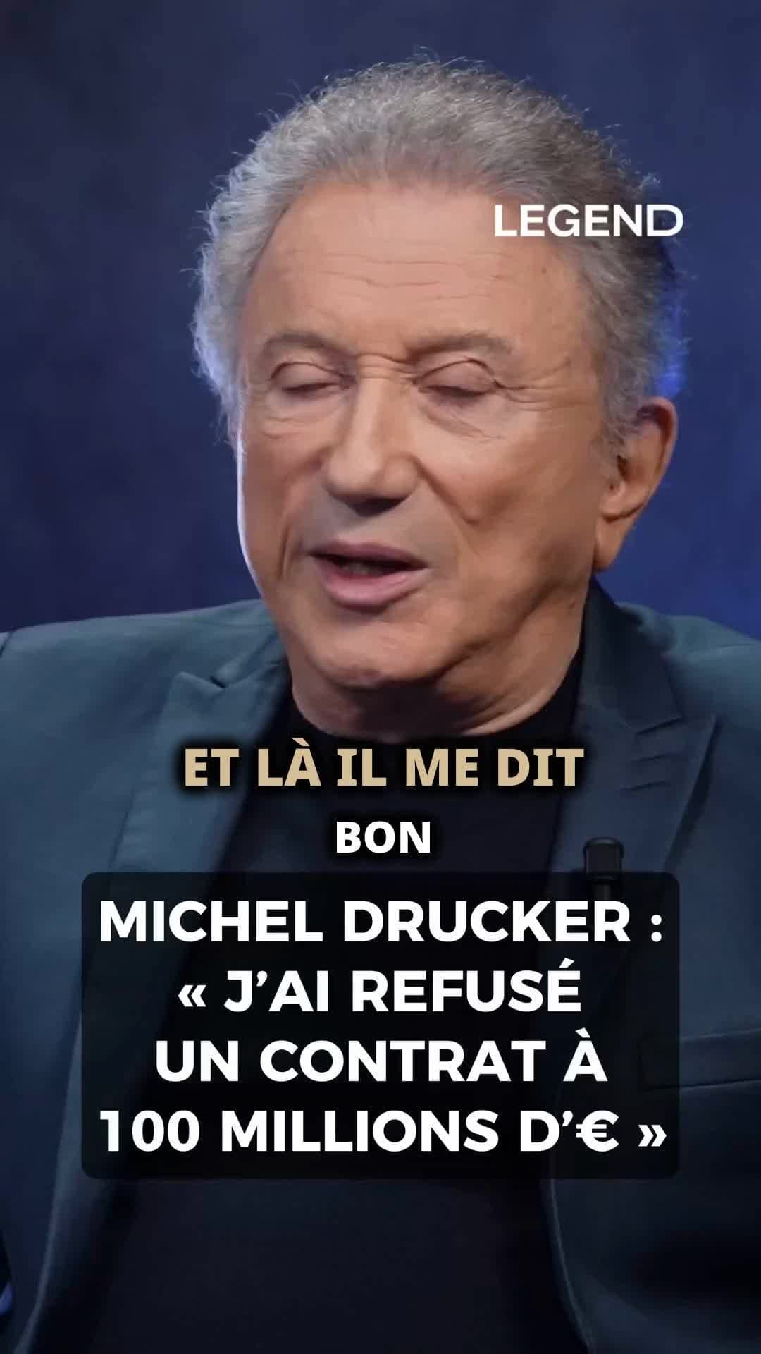 Michel Drucker : « J’ai refusé un contrat à 100 millions d’euros »  Disponible sur YouTube et en podcast sur toutes les plateformes 🎬 #legend #legendmedia #guillaumepley 