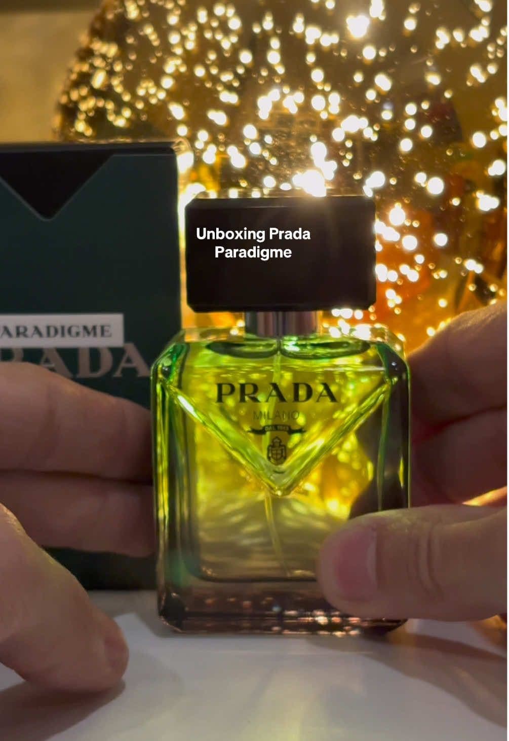 New favourite scent in my collection 🌲🌿 #pradaparadigme #prada #cologne #newscent 