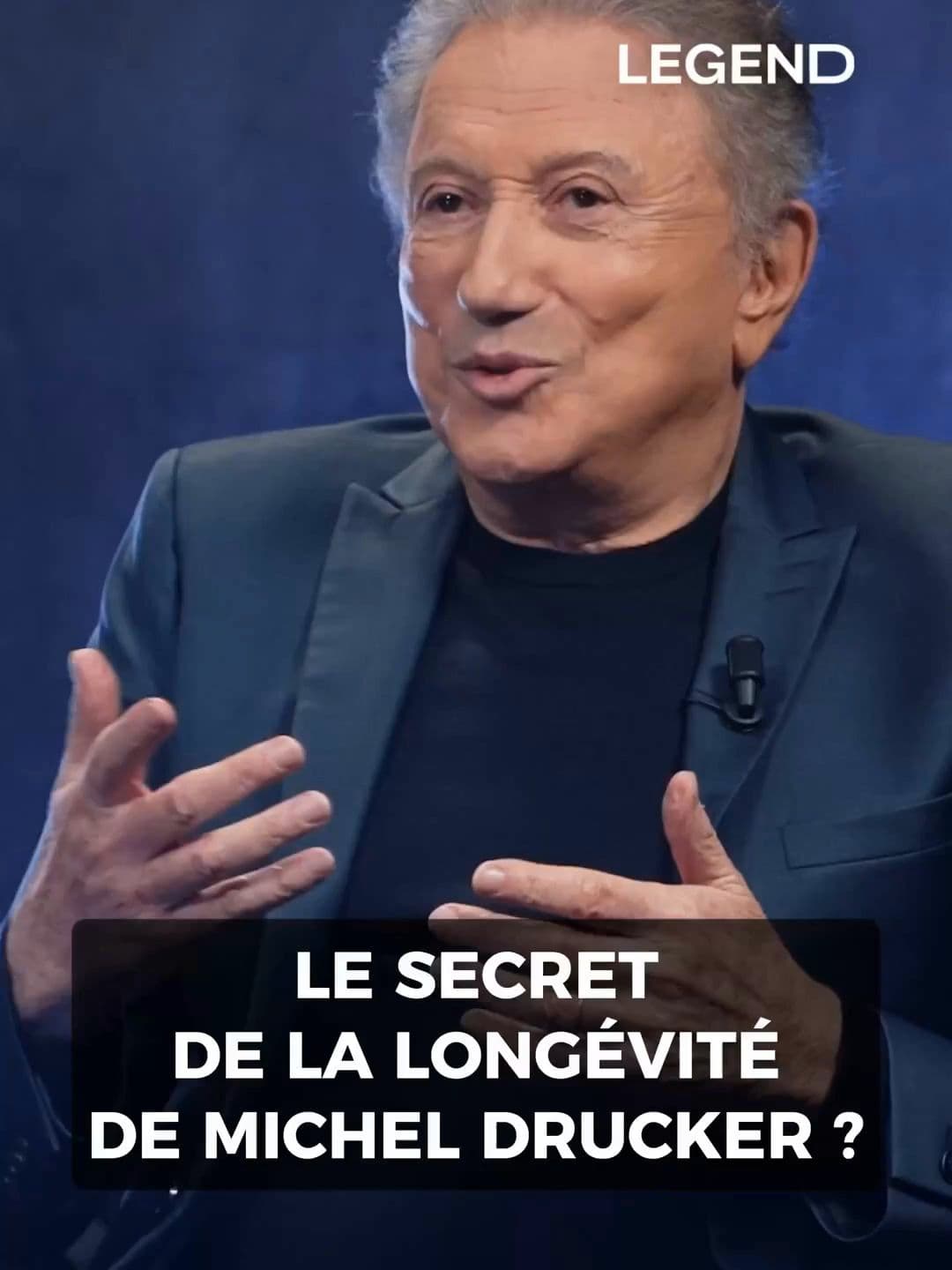 Le secret de longévité de Michel Drucker ⬆️ Disponible sur YouTube et en podcast sur toutes les plateformes 🎬 #legend #legendmedia