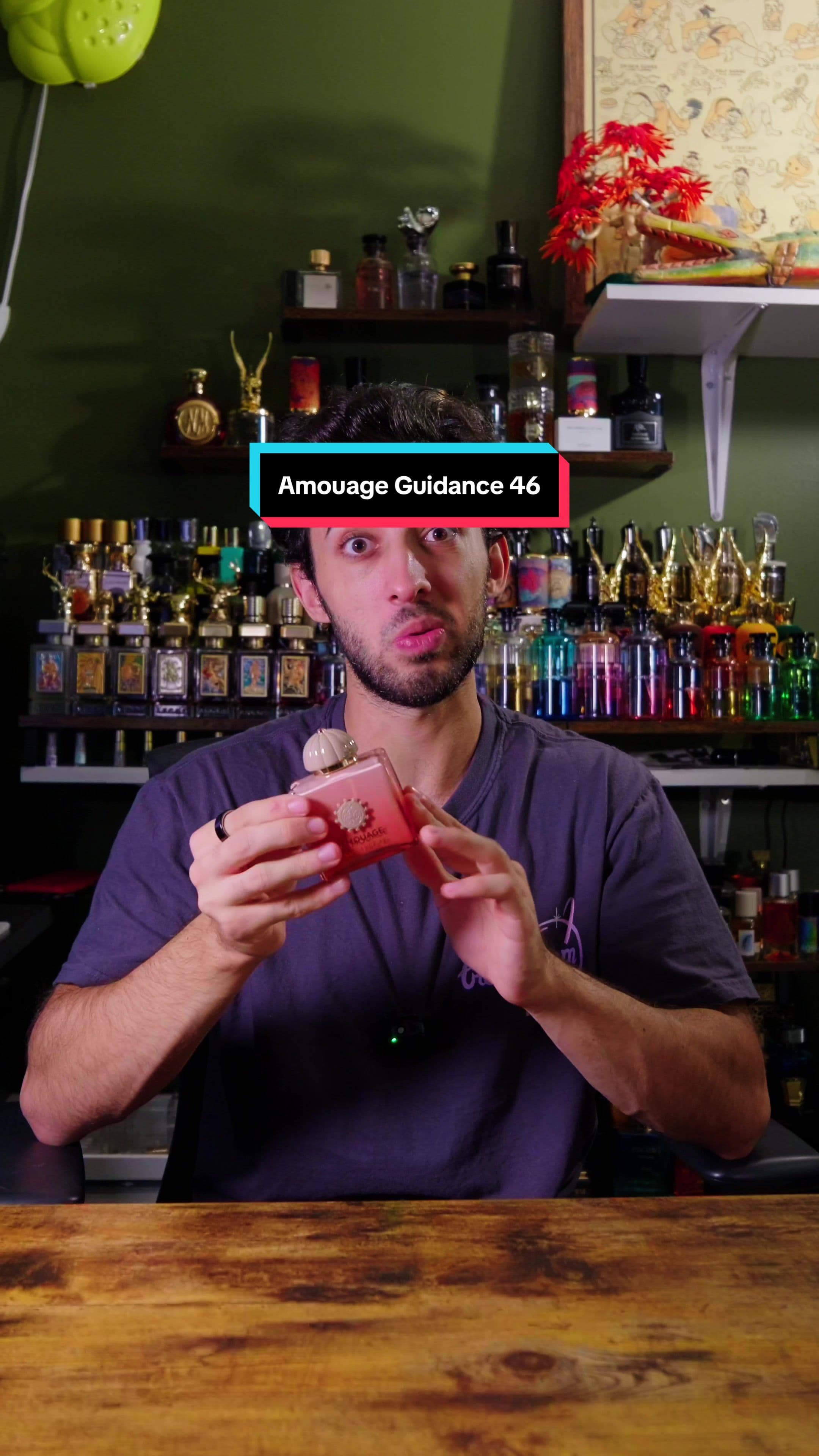 Amouage Guidance 46: This may be my favorite rose fragrance on the market #colognetiktok #fragrancetiktok #fragrance #cologne 