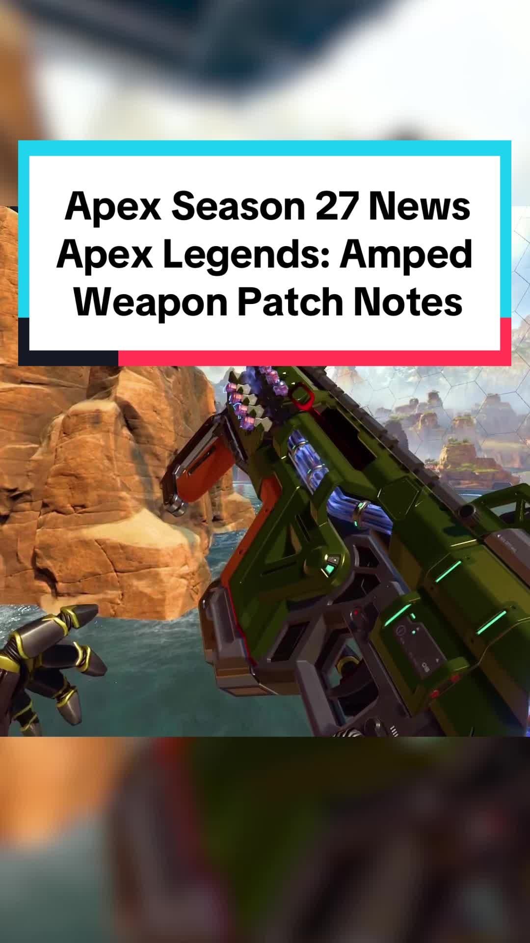 Season 27 Weapon Changes Are OP! 👀 Season 27 of Apex Legends, which is known as Amped, is set to release in November, and huge updates are coming to The Apex Games! Buffs to Rampart, Horizon, and Valkyrie will be releasing, plus the Double Tap Hop Up is going onto the Alternator, and a new Mantle Boost Movement Mechanic will release, along with updates to weapons like the C.A.R. SMG, Triple Take, Peacekeeper, and more! #apex #apexlegends #gamingontiktok #apexseason27 #creatorsearchinsights 