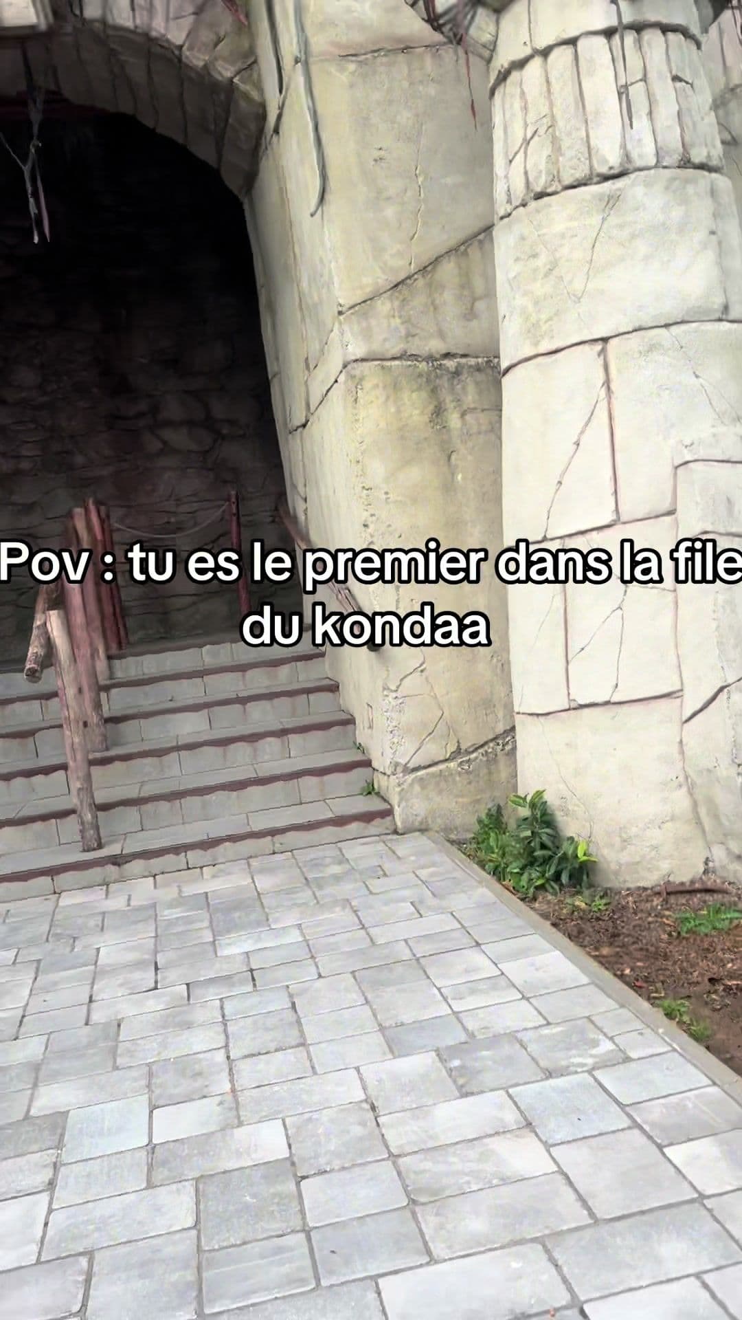 Voilà le raison pour laquelle quelle il faut arriver avant l’ouverture mais il faut spirnter  #kondaa #premier #file #ouverture #rollercoaster @Walibi Belgium - Aqualibi 