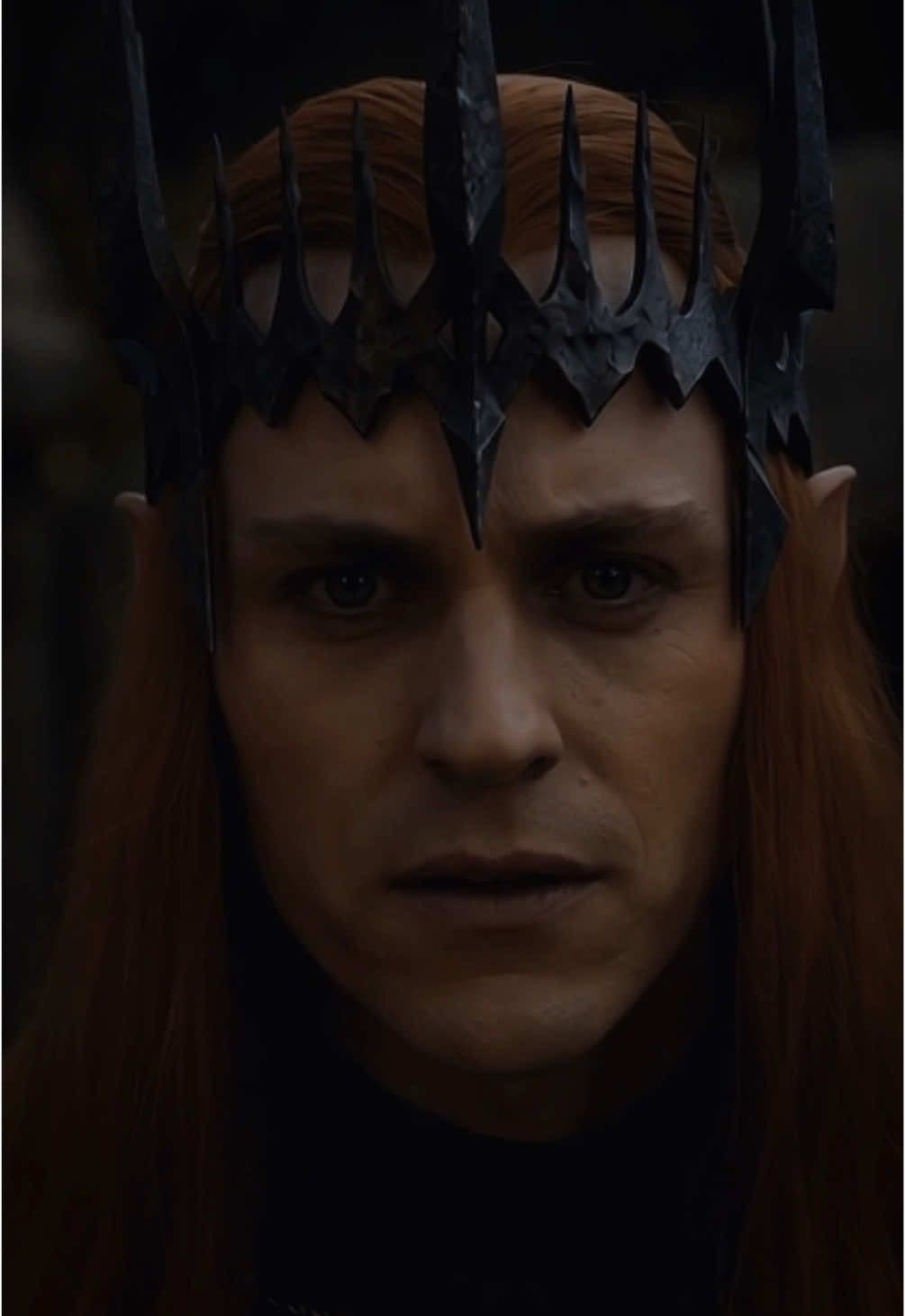 Предыдущий с венцом набрал много просмотров..а что если канонный рыжий?🔥 Почему Майрона не сыграл Чарли…😒 #sauron #darklord #myron #silmarillion #lotr 