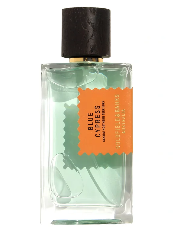 Goldfield & Banks Blue Cypress perfume bottle - luxury fragrance