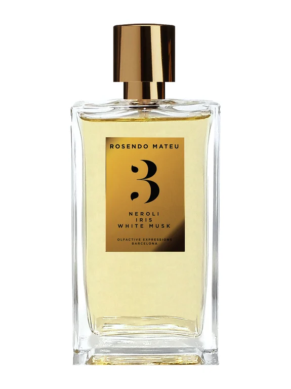 Rosendo Mateu Nº 3 Neroli, Iris, White Musk perfume bottle - luxury fragrance