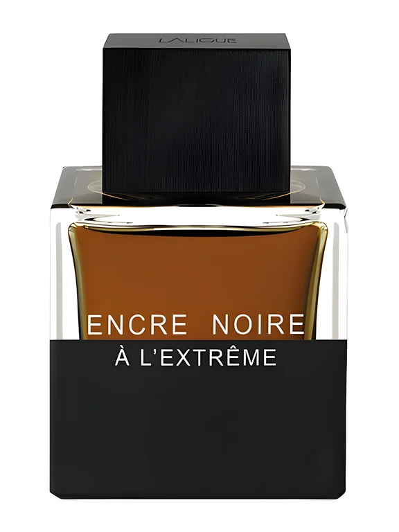 Lalique Encre Noire À l'Extrême - luxury perfume bottle