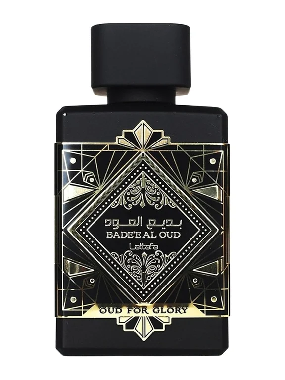 Lattafa Oud for Glory - luxury perfume bottle