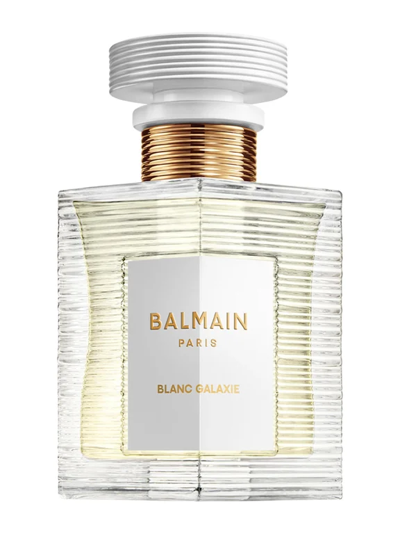 Balmain Blanc Galaxie Eau de Toilette perfume bottle - luxury fragrance