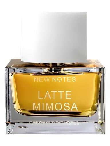 New Notes Latte Mimosa - luxury perfume bottle