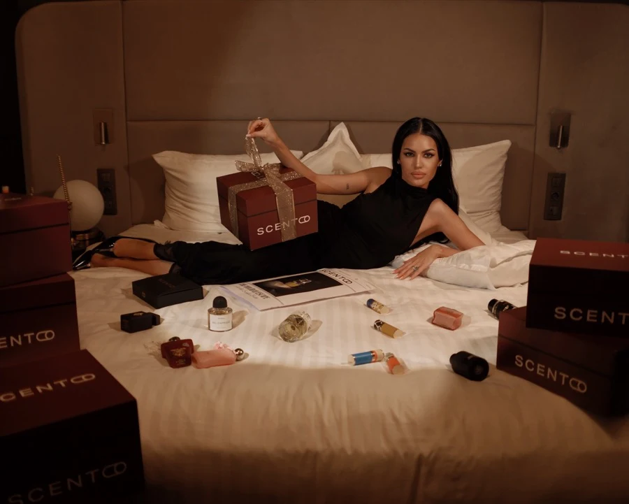 Scento luxury perfume collection - customer enjoying niche fragrances