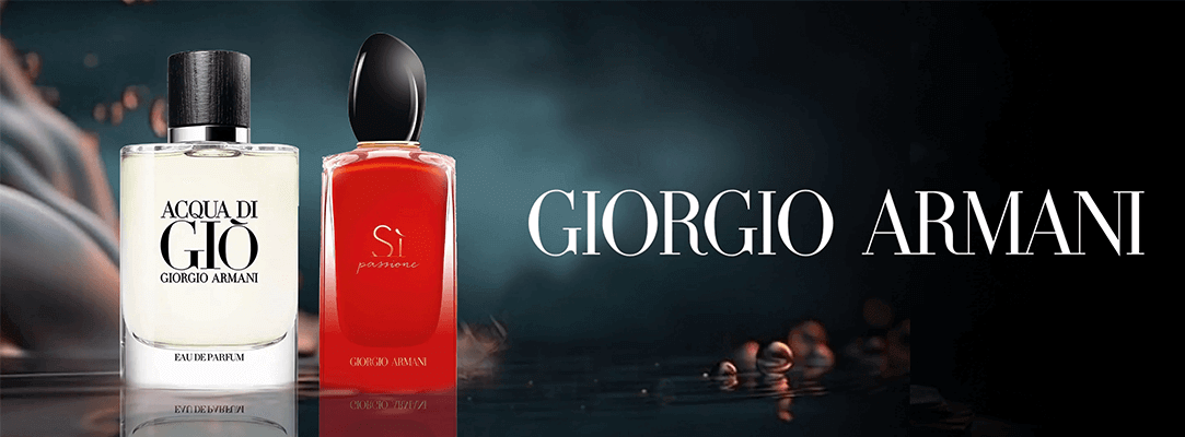 Giorgio Armani brand story - luxury perfume house