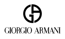 Giorgio Armani logo - luxury perfume brand