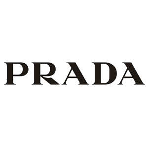 Prada logo - luxury perfume brand