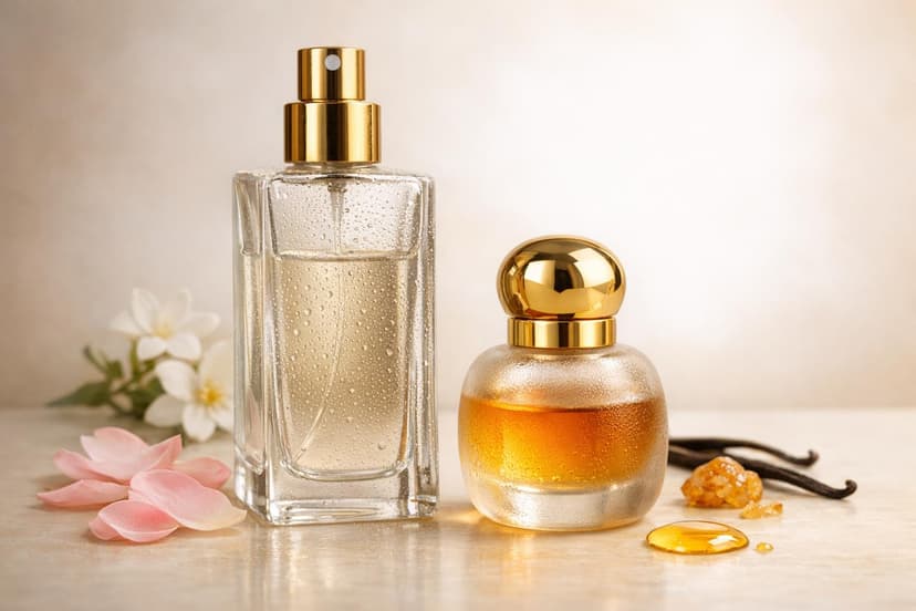 Jak si vybrat mezi parfémovými oleji a vůněmi na bázi alkoholu