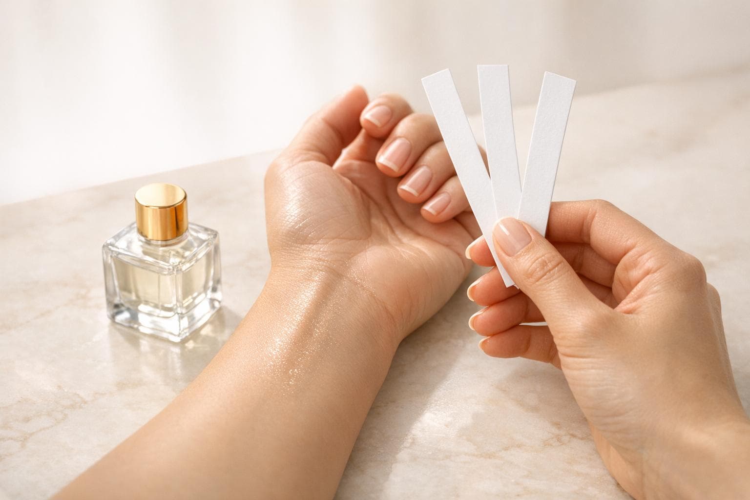 Skin vs Blotter: Best for Perfume Testing