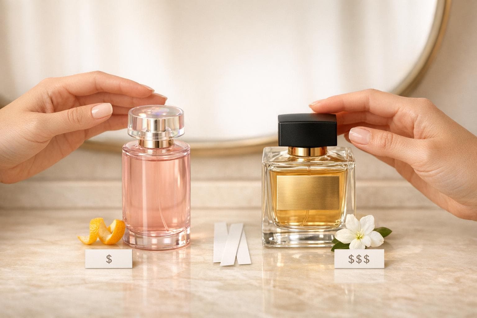 Celebrity Scents vs Designer Perfumes