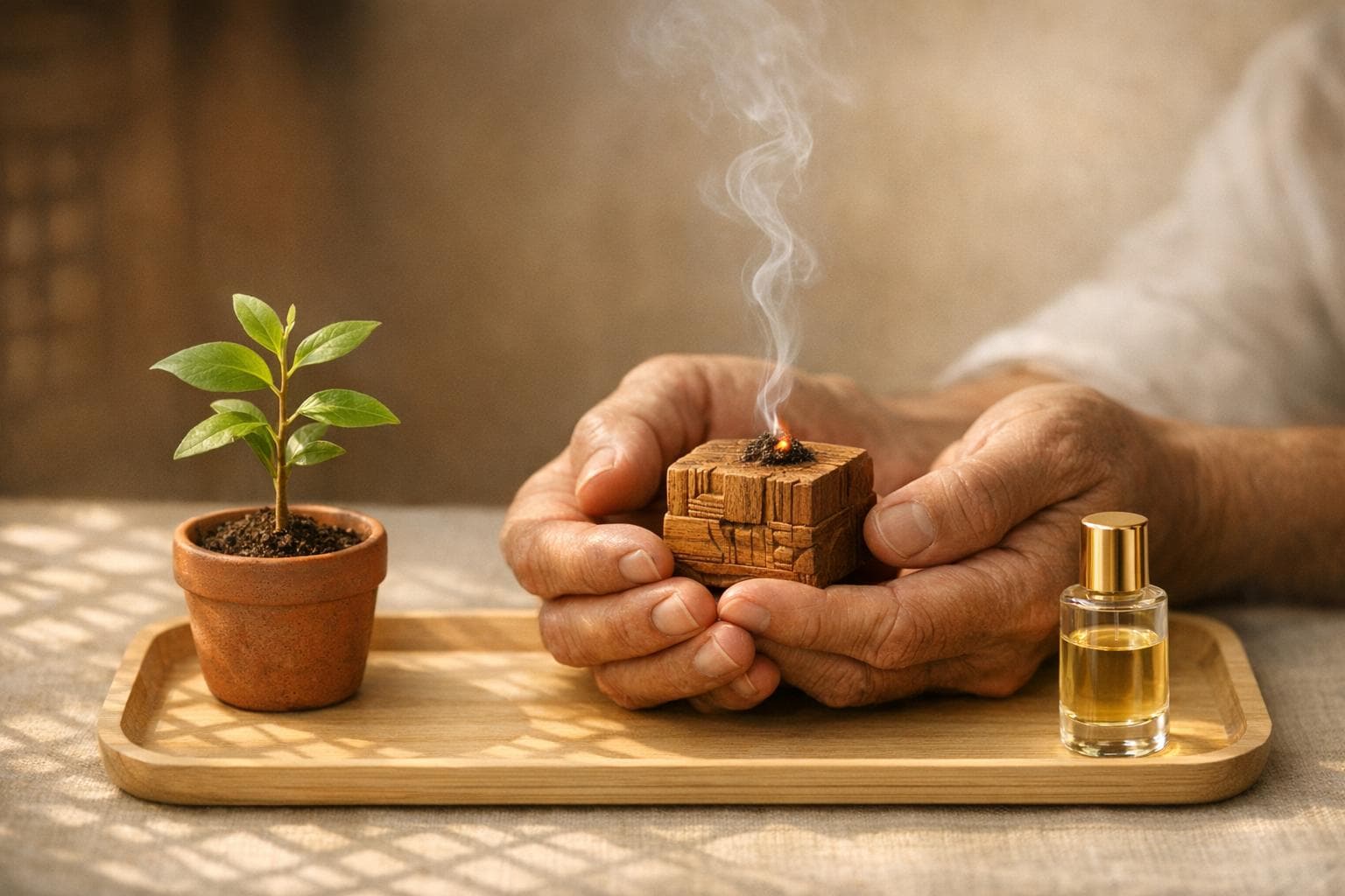 Sandalwood Scarcity and Ritual Practices