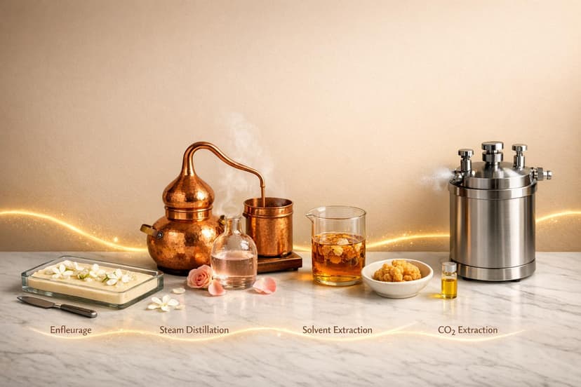 Die Evolution der Parfümextraktionstechniken