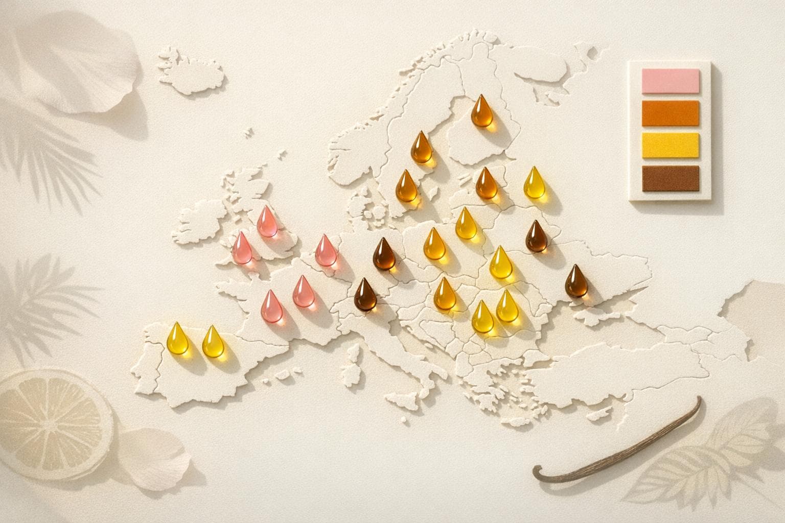 Top 25 Fragrance Notes by Country: The Scento Note Map of Europe 2026