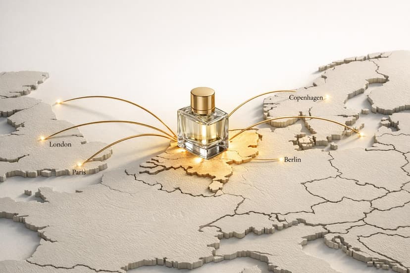 Nizozemské statistiky parfémů 2026: lídr v přepočtu na obyvatele a centrum reexportu