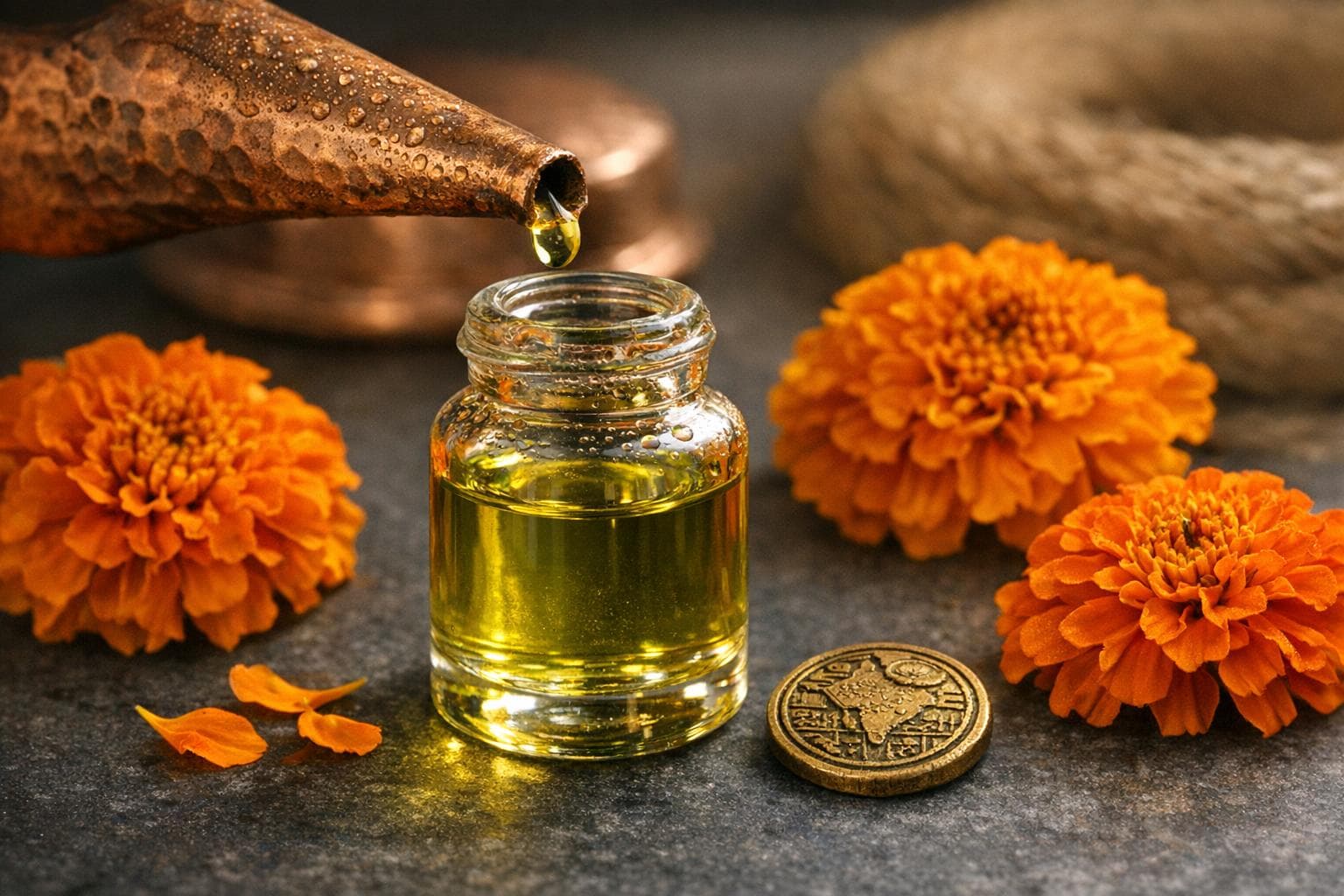 Marigold Attar: A Kannauj Tradition
