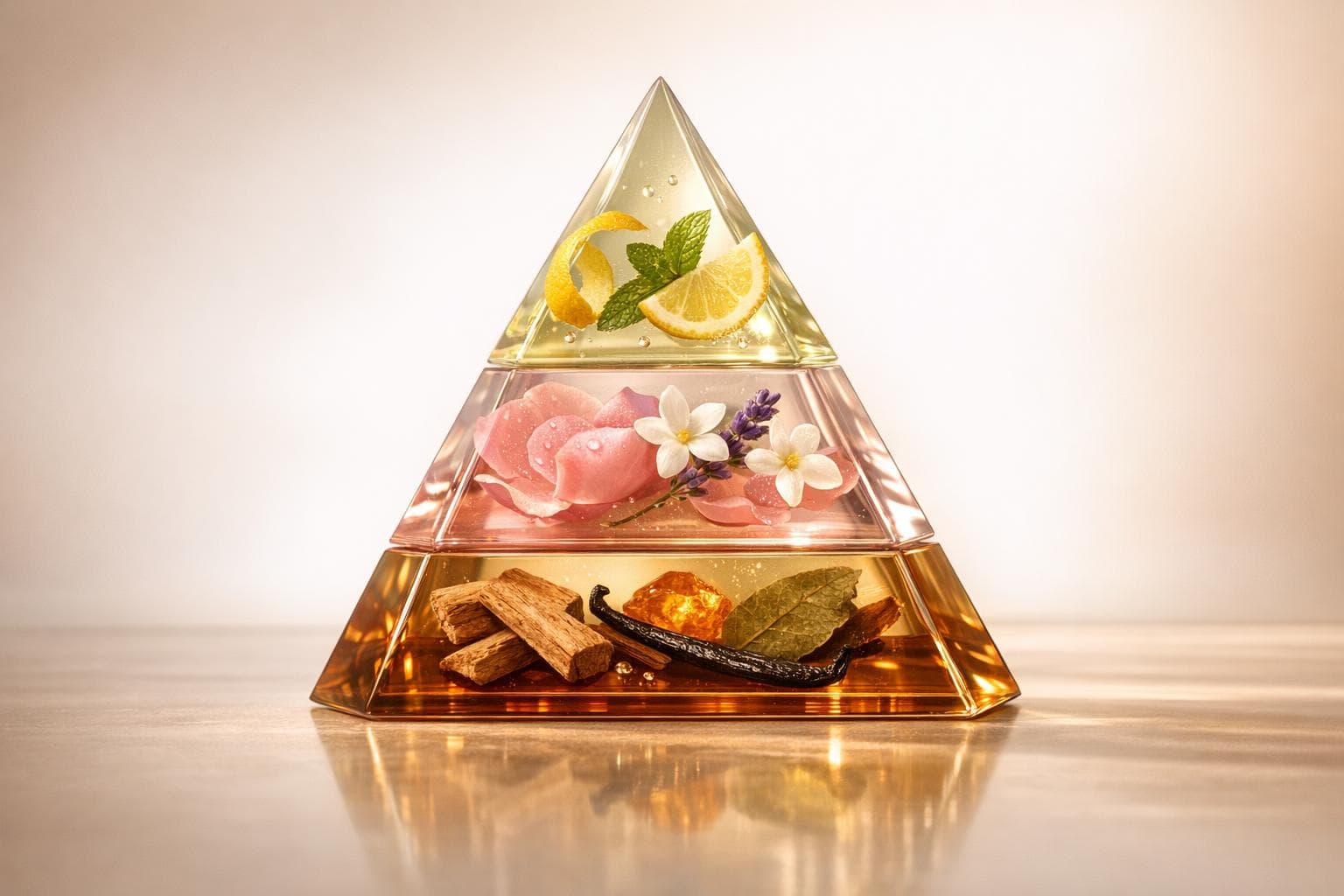 The Fragrance Pyramid Explained 2026: Top Heart and Base Notes Decoded