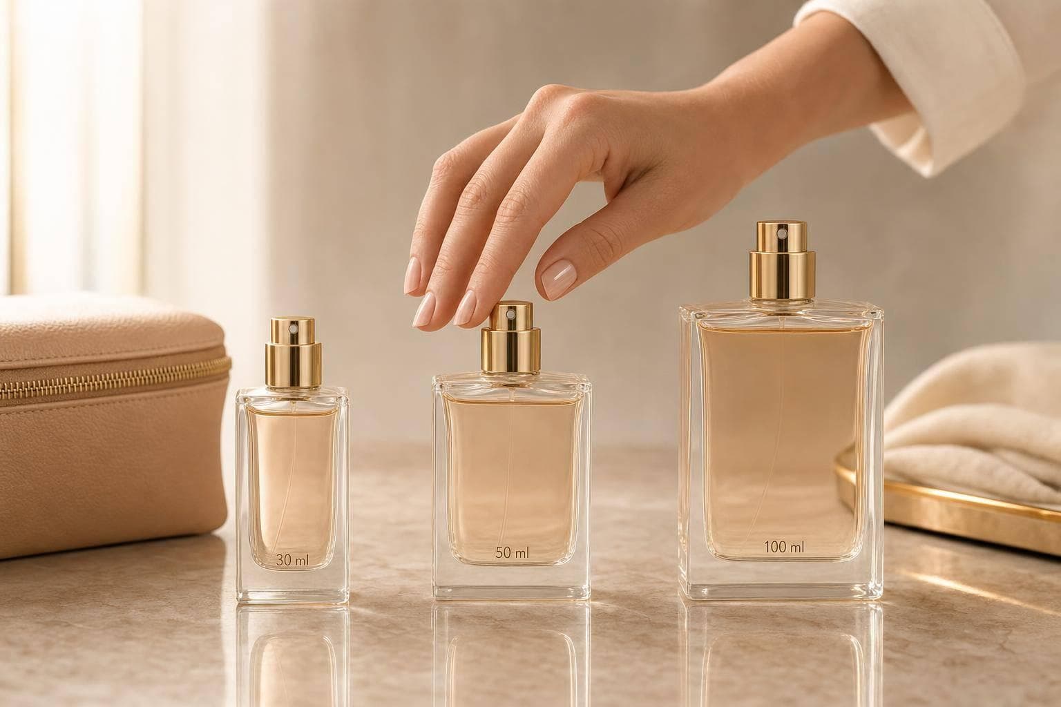 Perfume Bottle Sizes 2026: 30ml vs 50ml vs 100ml Compared