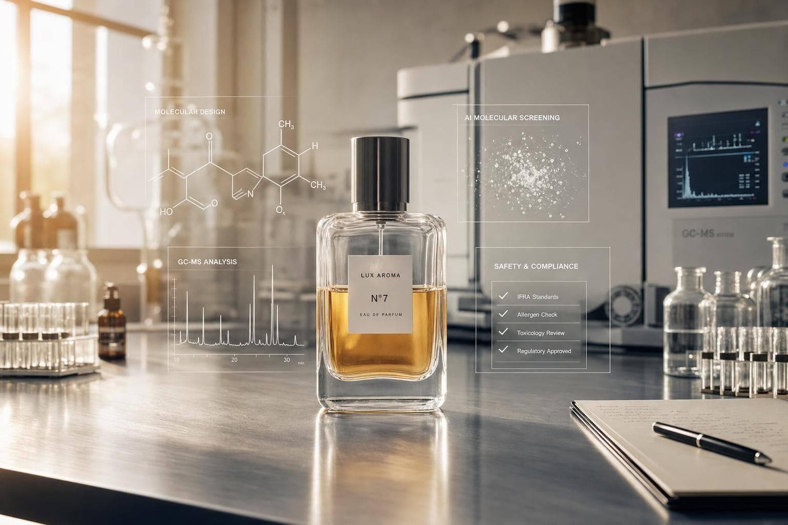 Molecular Engineering in Perfume Labs