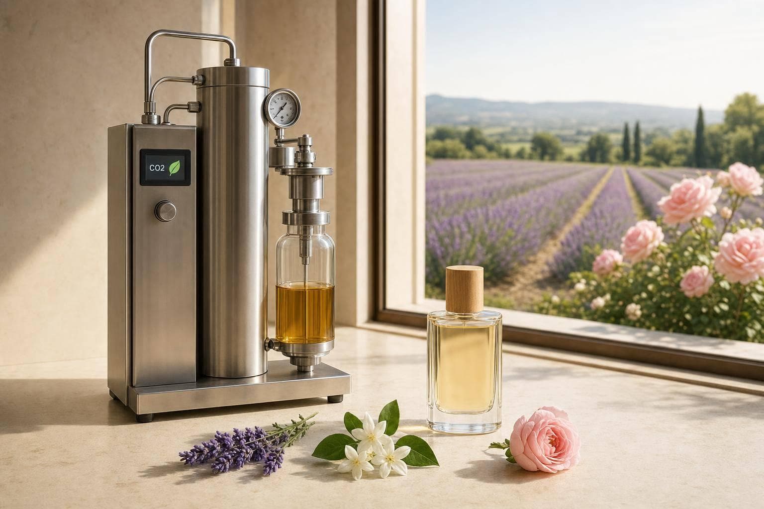 Sustainable Extraction in French Perfumery