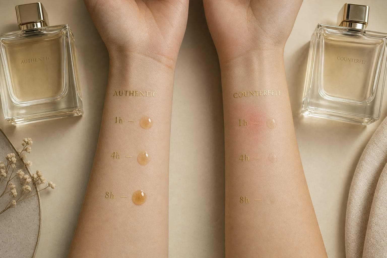 Real vs Fake Perfume: Longevity Test